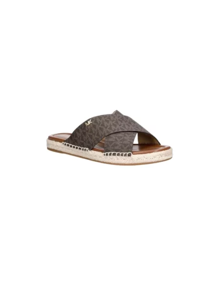 Klapki mules Michael Kors brązowe