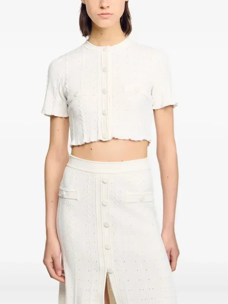 Cardigan Sandro tricotate