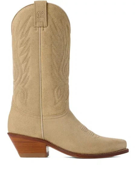 Botine Ralph Lauren Collection cowboy maro