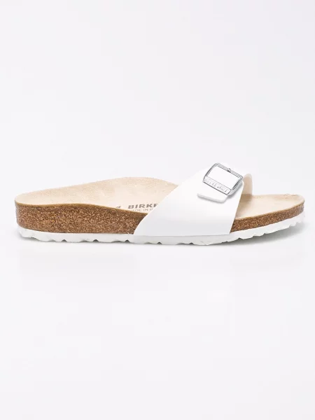 Birkenstock papuci Madrid femei alb