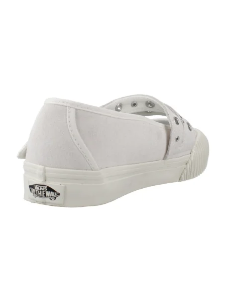 Pantofi cu toc Vans cu bretele alb