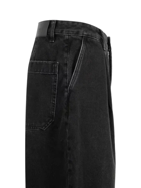 Blugi cu picior larg Studio Nicholson negru