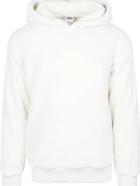 Mikina s kapucí Urban Classics bílá