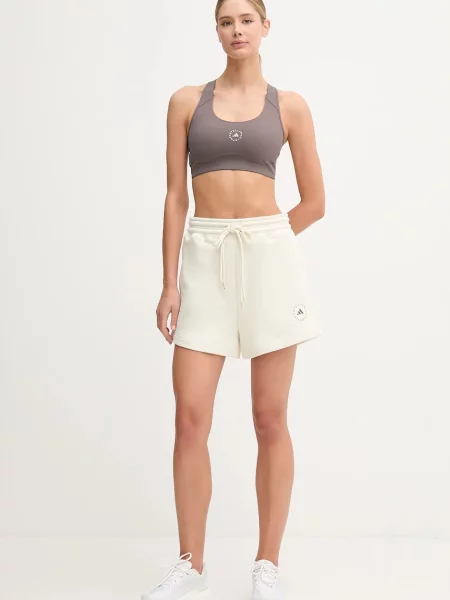 Športová podprsenka adidas by Stella McCartney Power Impact hnedá