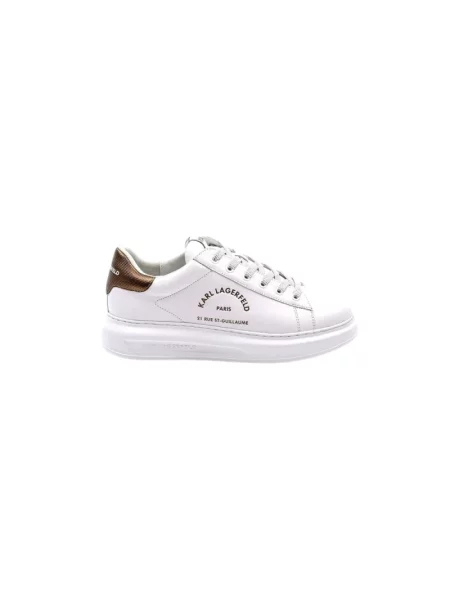 Sneakersy Karl Lagerfeld skórzane białe