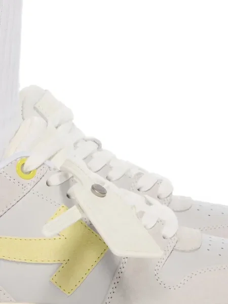 Sneakerși Off-white business alb