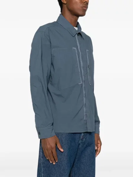 Cămașă Stone Island cu strasuri albastru