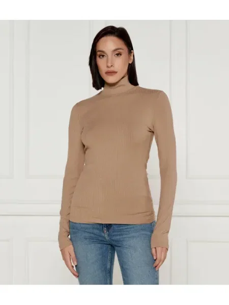 Bluză Calvin Klein bej