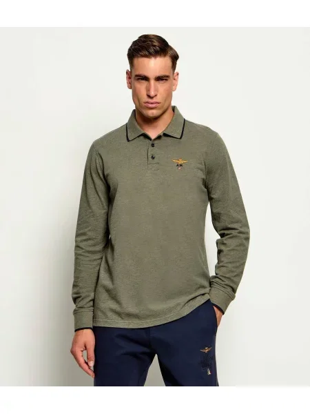 Tricou polo Aeronautica Militare verde