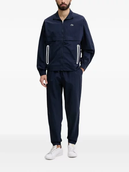 Pantaloni Lacoste alergare albastru