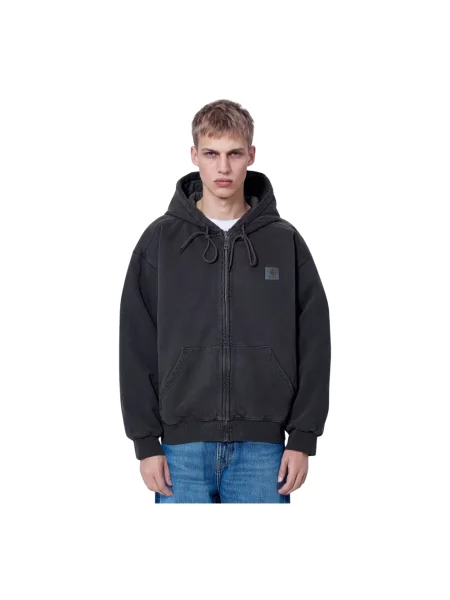 Bluza z kapturem Carhartt Wip szara