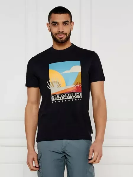Napapijri Tricou S-ARBIA negru
