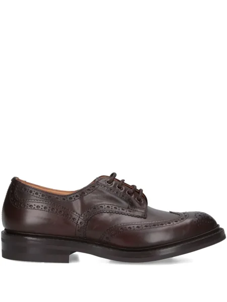 Pantofi derby Tricker's maro