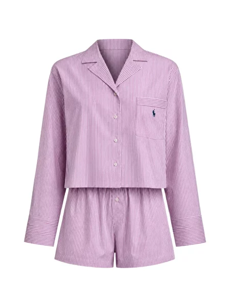 Decupat pijamale Polo Ralph Lauren cu imagine tricotate galben