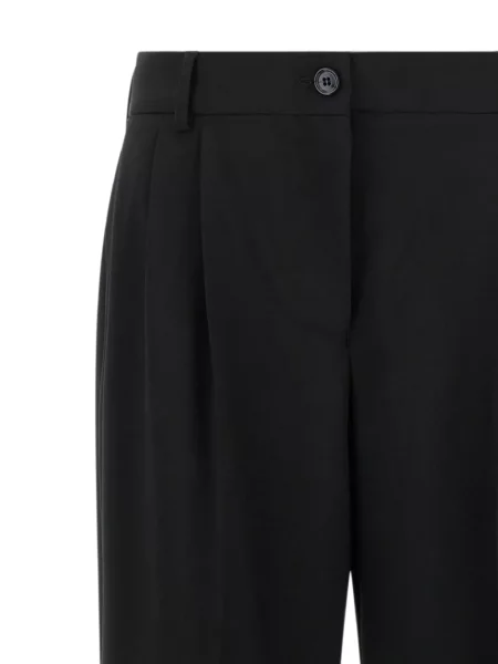 Разкроени панталон Dolce & Gabbana черно