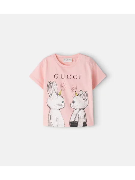 Gyerek póló Gucci rózsaszín