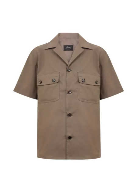 Риза Brioni кафяво