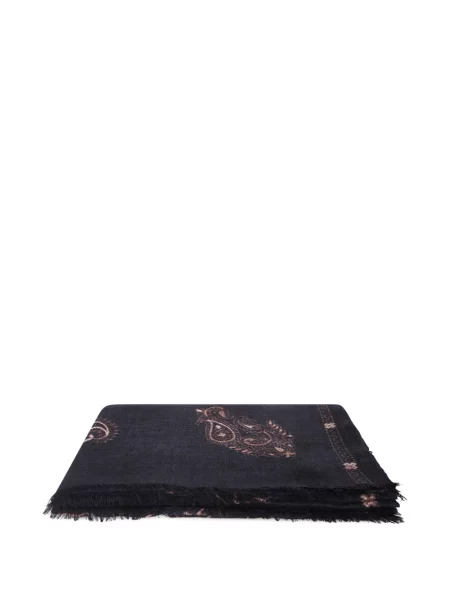 Fular Dell'oglio cu imagine cu model paisley albastru
