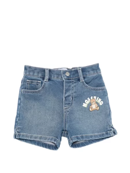 Szorty dziecięce Moschino niebieskie