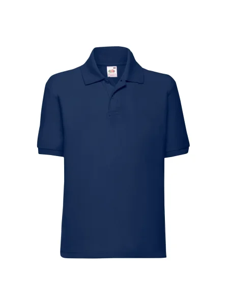 Tricou polo copii Fruit Of The Loom albastru