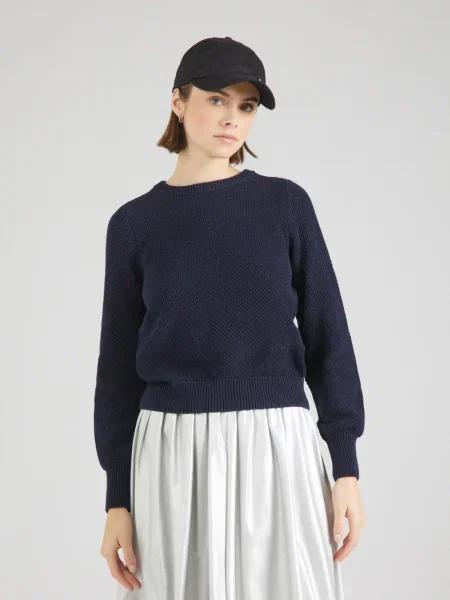 VERO MODA Sveter VMAMAZING námornícka modrá