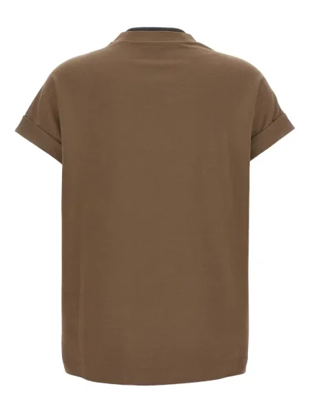 Tricou Brunello Cucinelli maro