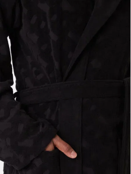 BOSS Chalatas Fashion Robe juoda