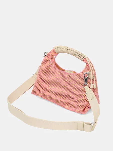 Tommy Jeans torebka hobo różowa