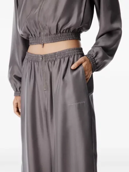 Pantaloni Alexander Wang alergare gri