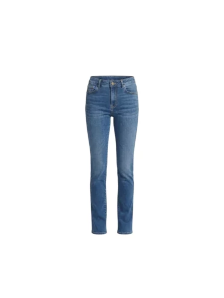 Skinny jeansy skinny Fracomina niebieskie