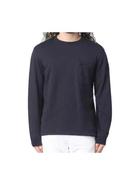 Dzianinowa bluza Woolrich niebieska