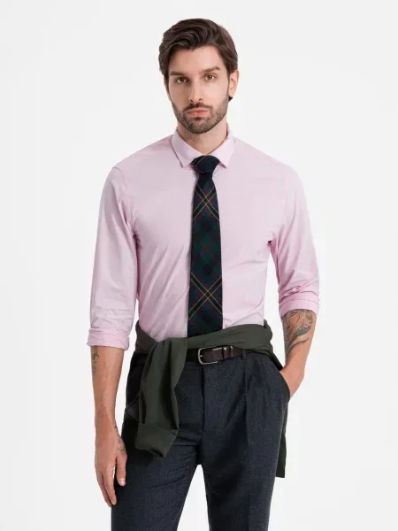 Klasična srajca Ombre roza