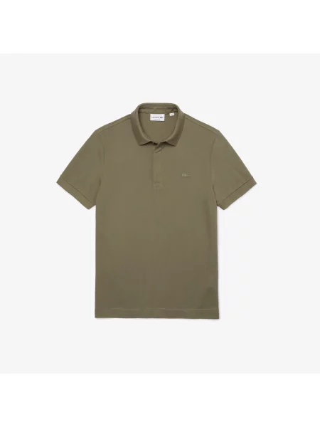 Поло Lacoste зеленое
