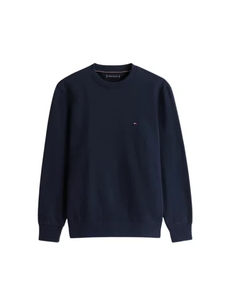 Tommy Hilfiger Bluza Mężczyźni niebieski jednolity M granatowa