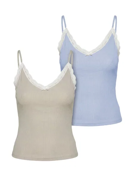 Urban Classics Top / albastru bej