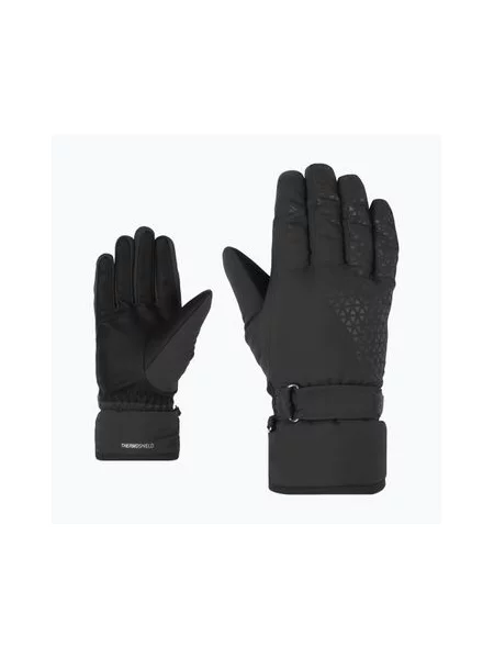 Лижні рукавиці ZIENER Kisar Aquashield чорні