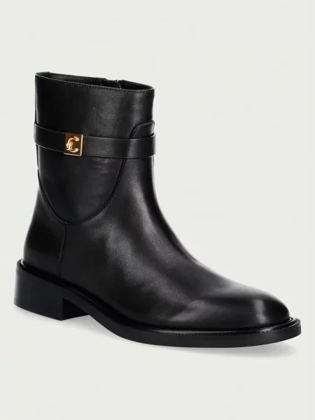 Coccinelle botine pentru femei din piele negru