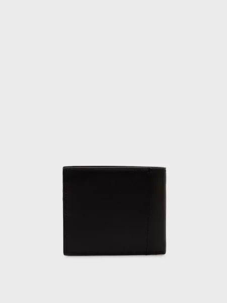 Кожаный кошелек Calvin Klein черный