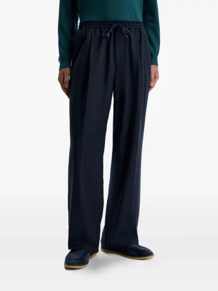 Pantaloni 12 Storeez de lână albastru