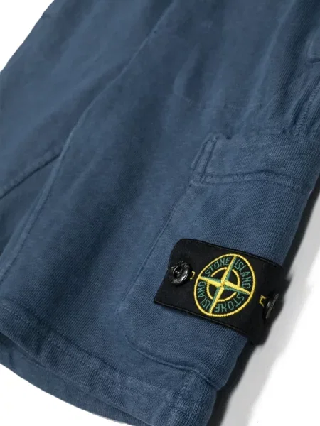 Szorty cargo dziecięce Stone Island niebieskie