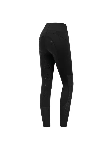 Legginsy jeździeckie z wysokim stanem i pełną przyczepnością ELT Hanna czarne