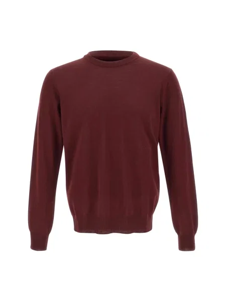 Sweter Kangra wełniany czerwony