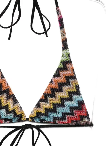 Bikini Missoni tricotate negru