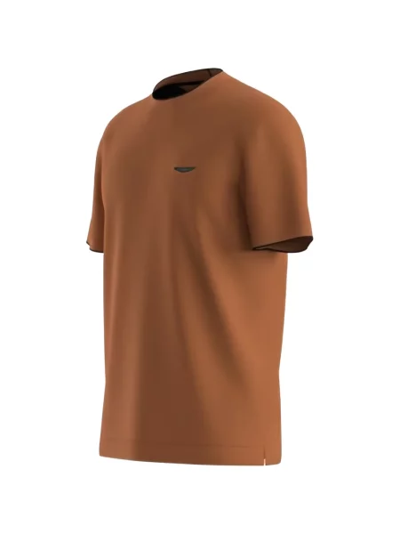 Tricou Boss cu autograf maro
