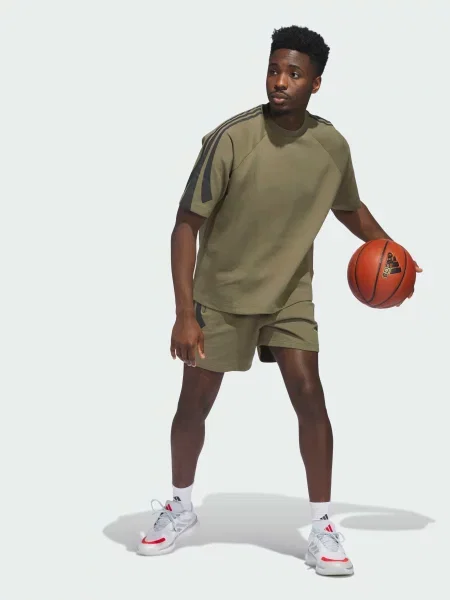 Футболка Adidas зеленая