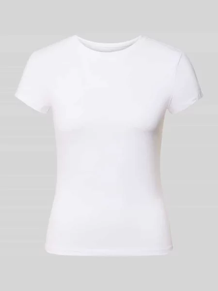 T-shirt z okrągłym dekoltem Review biała
