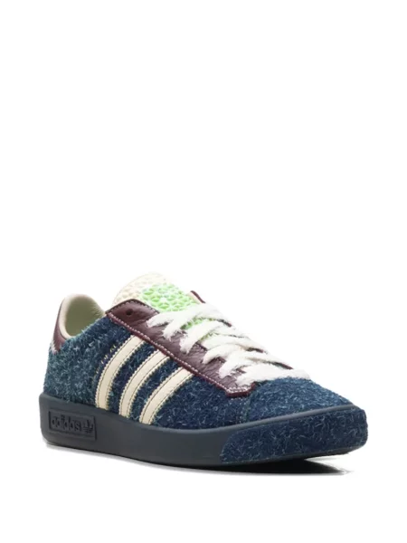 Sneakerși Adidas Superstar cu dungi verde