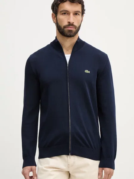 Lacoste kardigan granatowy