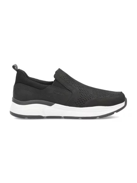 Sneakersy Rieker skórzane czarne