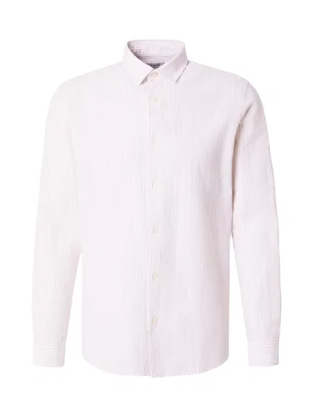 JJ Rebel Košile JREBMOSS starobéžová bílá